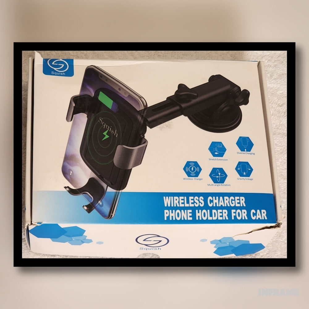 Wireless Car Charger/Phone Holder